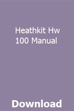 Free heathkit manuals